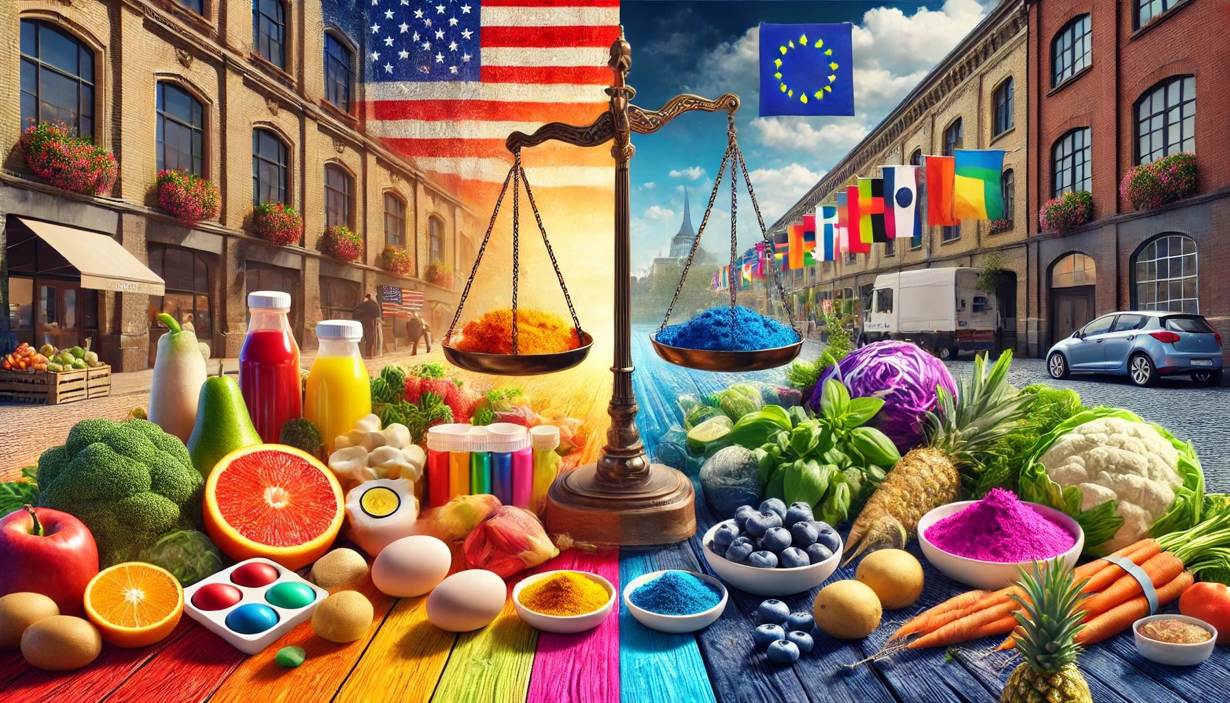 How U.S. and European Food Coloring Standards Differ